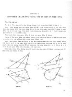 Bài tập hình học họa hình - Phần 1 Các thí dụ và đề bài tập - Chương 9 pps