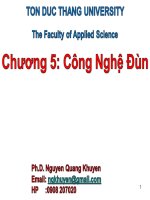 GIA CÔNG POLYMER - CHƯƠNG 5 Công nghệ đùn ppt