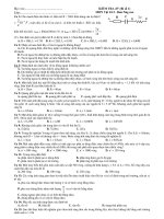 KIỂM TRA 45’ (Bài số 1) MÔN Vật lí 12 ppt