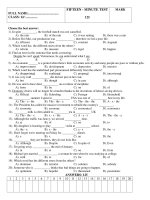 FIFTEEN - MINUTE TEST FULL ppsx