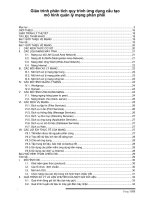 Giáo trình phân tích quy trình ứng dụng cấu tạo mô hình quản lý mạng phân phối p1 potx