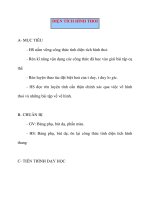 Giáo án Hình Học lớp 8: DIỆN TÍCH HÌNH THOI pptx