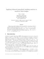 Báo cáo toán học: 