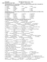 THI THỬ ĐẠI HỌC LẦN II - 2011 THPT CHUYÊN LÊ QUÝ ĐÔN ppt