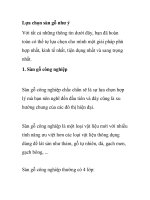 Lựa chọn sàn gỗ như ý potx