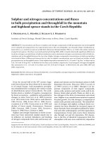 Báo cáo lâm nghiệp: 