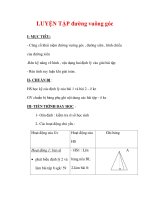 Giáo án môn Toán lớp 7 : Tên bài dạy : LUYỆN TẬP đường vuông góc pps
