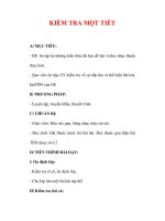 Giáo án Âm nhạc lớp 7 : Tên bài dạy : KIỂM TRA MỘT TIẾT pps