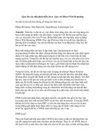 Ajax cho các nhà phát triển Java: Ajax với Direct Web Remoting Sự tuần tự hóa dữ liệu không dễ dàng hơn điều này! pdf