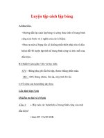 Giáo án môn Toán lớp 7 : Tên bài dạy : Luyện tập cách lập bảng pot