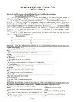 ĐỀ THI HỌC SINH GIỎI VÒNG TRƯỜNG MÔN: ANH VĂN docx