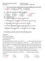 45-MINUTE TEST TIME ALLOWED: 45 MINUTES pot