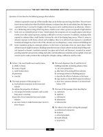 The sat critical reading section 9 pps