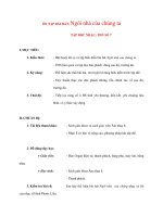 Giáo án Âm Nhạc lớp 8: ÔN TẬP BÀI HÁT:Ngôi nhà của chúng ta pps