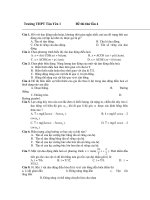 Đề thi thử lần 4 - Truờng THPT Tân Yên 1 docx