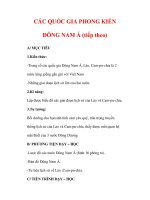 Giáo án Lịch sử lớp 7 : Tên bài dạy : CÁC QUỐC GIA PHONG KIẾN ĐÔNG NAM Á (tiếp theo) pdf