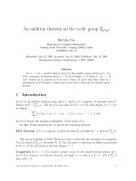 Báo cáo toán học: 