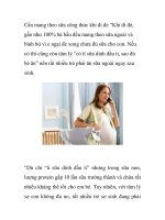 Cần mang theo sữa công thức khi đi đẻ pdf