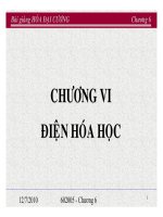 HÓA ĐẠI CƯƠNG B1 - CHƯƠNG 6 potx