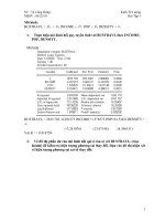 Kinh Tế Lượng Bài Tập 3 potx