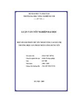 Một số giải pháp chủ yếu nhằm nâng cao giá trị thương hiệu sản phẩm nhãn lồng hưng yên