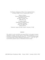 Báo cáo toán học: 