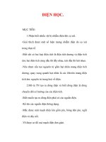 Giáo án Vật lý lớp 7 : Tên bài dạy : ĐIỆN HỌC. pot