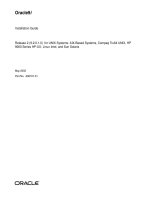 Oracle9i Installation Guide phần 1 pps