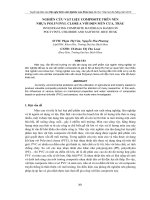 NGHIÊN CỨU VẬT LIỆU COMPOSITE TRÊN NỀN NHỰA POLYVINYL CLORUA VỚI ĐỘN MÙN CƯA, TRẤU pot