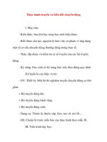 Giáo án Công Nghệ lớp 8: Thực hành truyền và biến đổi chuyển động pptx