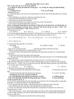 KIỂM TRA HKI MÔN: VẬT Lí - ĐỀ 4 ppsx