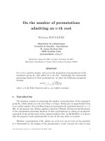 Báo cáo toán học: 