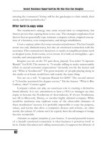 Invent Business Opportunities No One Else Can Imagine phần 4 doc