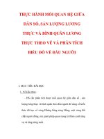 Giáo án Địa lý lớp 9 : Tên bài dạy : THỰC HÀNH MỐI QUAN HỆ GIỮA DÂN SỐ, SẢN LƯỢNG LƯƠNG THỰC VÀ BÌNH QUÂN LƯƠNG THỰC THEO VẼ VÀ PHÂN TÍCH BIỂU ĐỒ VỀ ĐẦU NGƯỜI pot