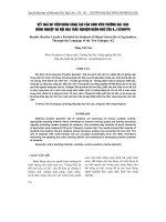 Báo cáo nông nghiệp: 