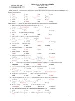 ĐỀ KIỂM TRA CHẤT LƯỢNG GIỮA KỲ II MÔN: TIẾNG ANH12 docx