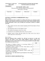 KỲ THI CHỌN ĐỘI TUYỂN HỌC SINH GIỎI THPT DỰ THI CẤP QUỐC GIA NĂM 2011 ppt