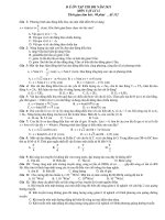 Đ Ề ÔN TẬP THI ĐH NĂM 2011 MÔN VẬT LÍ 12 - Đề 312 ppsx