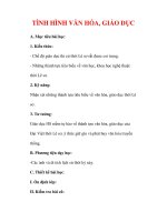 Giáo án Lịch sử lớp 7 : Tên bài dạy : TÌNH HÌNH VĂN HÓA, GIÁO DỤC doc