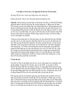 Các dịch vụ Web Java: Sử dụng độ chi tiết của WS-Security Áp dụng WS-Security ở mức hoạt động hoặc mức thông báo pptx