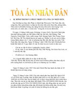 TOÀ án VÀ VIỆN KIỂM SÁT QUA CÁC BẢN HIẾN PHÁP