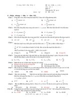Đề thi Khảo sát đại học lần 1 pdf