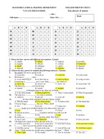 ENGLISH WRITTEN TEST 4 pptx