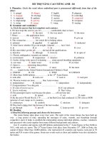 BỔ TRỢ NÂNG CAO TIẾNG ANH - 04 docx