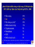 Bài giảng điều trị HIV : Lao và HIV part 2 docx