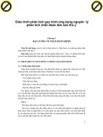 Giáo trình phân tích quy trình ứng dụng nguyên lý phân tích chẩn đoán lâm sàn thú y p1 pdf