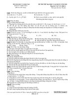 ĐỀ THI THỬ ĐẠI HỌC-CAO ĐẲNG NĂM 2011 Môn thi: VẬT LÝ docx