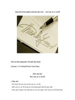 Sáng kiến kinh nghiệm môn Đạo đức lớp 1 - bài cám ơn và xin lỗi ppsx