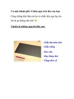 Cả một thành phố về đêm ngủ trên đèn của bạn ppt