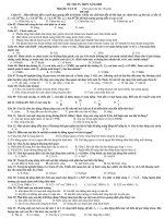 ĐỀ THI TN THPT NĂM 2009 - ĐỀ 010 potx